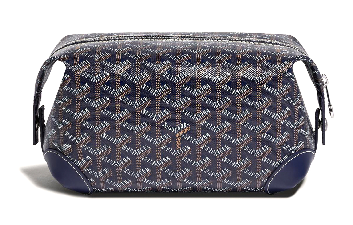 GOYARD Дорожная косметичка из холста и телячьей кожи унисекс marine blue
GOYARD Дорожная косметичка из холста и телячьей кожи унисекс marine blue