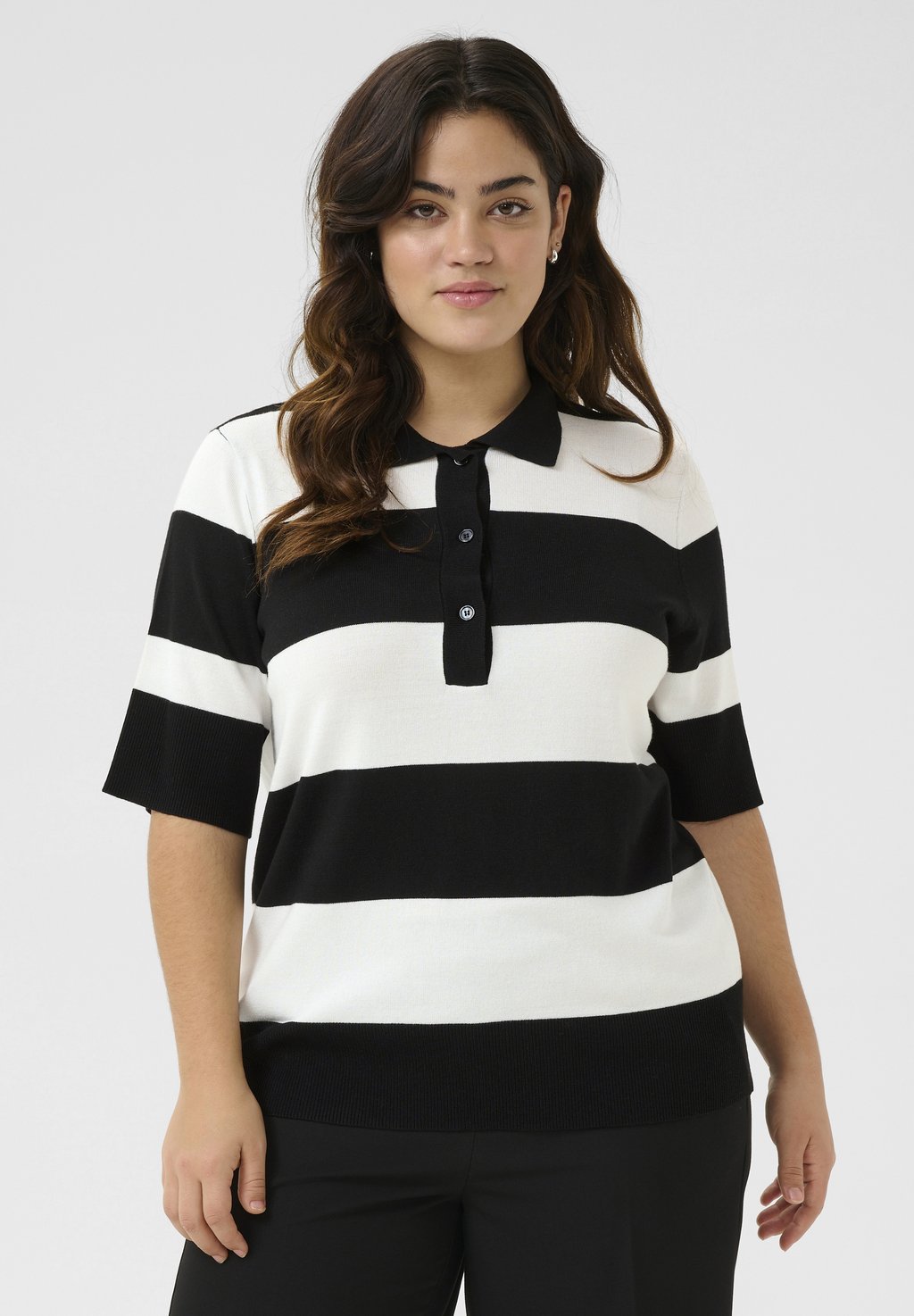 Поло KCLIZZY Kaffe Curve, черный
Поло KCLIZZY Kaffe Curve, черный