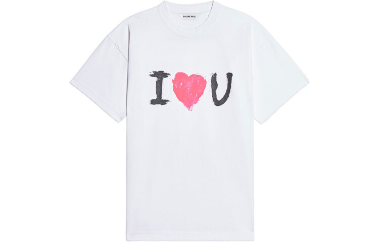 Футболка женская Balenciaga I Love U, белый
Футболка женская Balenciaga I Love U, белый