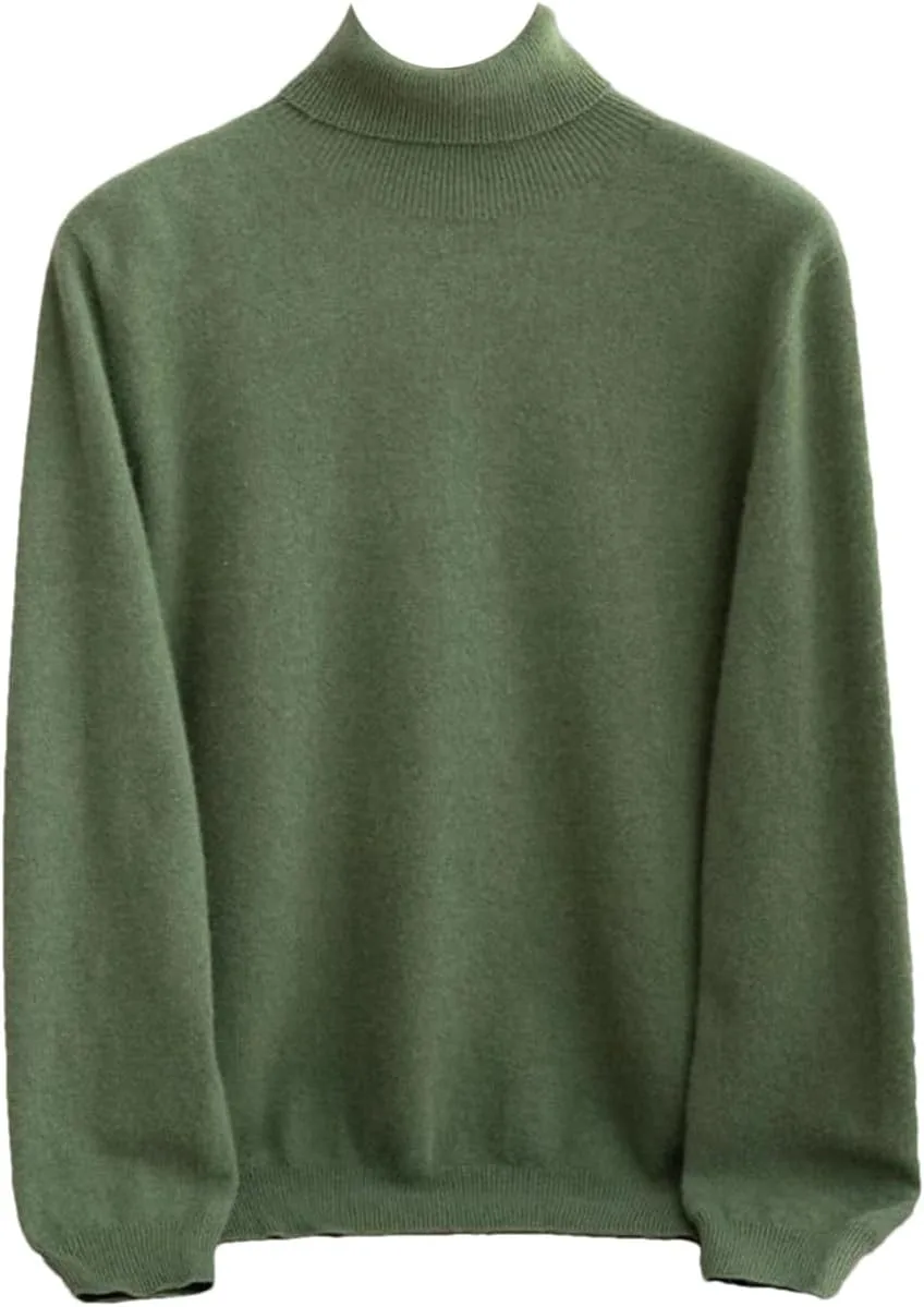 Мужской свитер из 100% мериносовой шерсти с высоким воротником
Мужской свитер из 100% мериносовой шерсти с высоким воротником