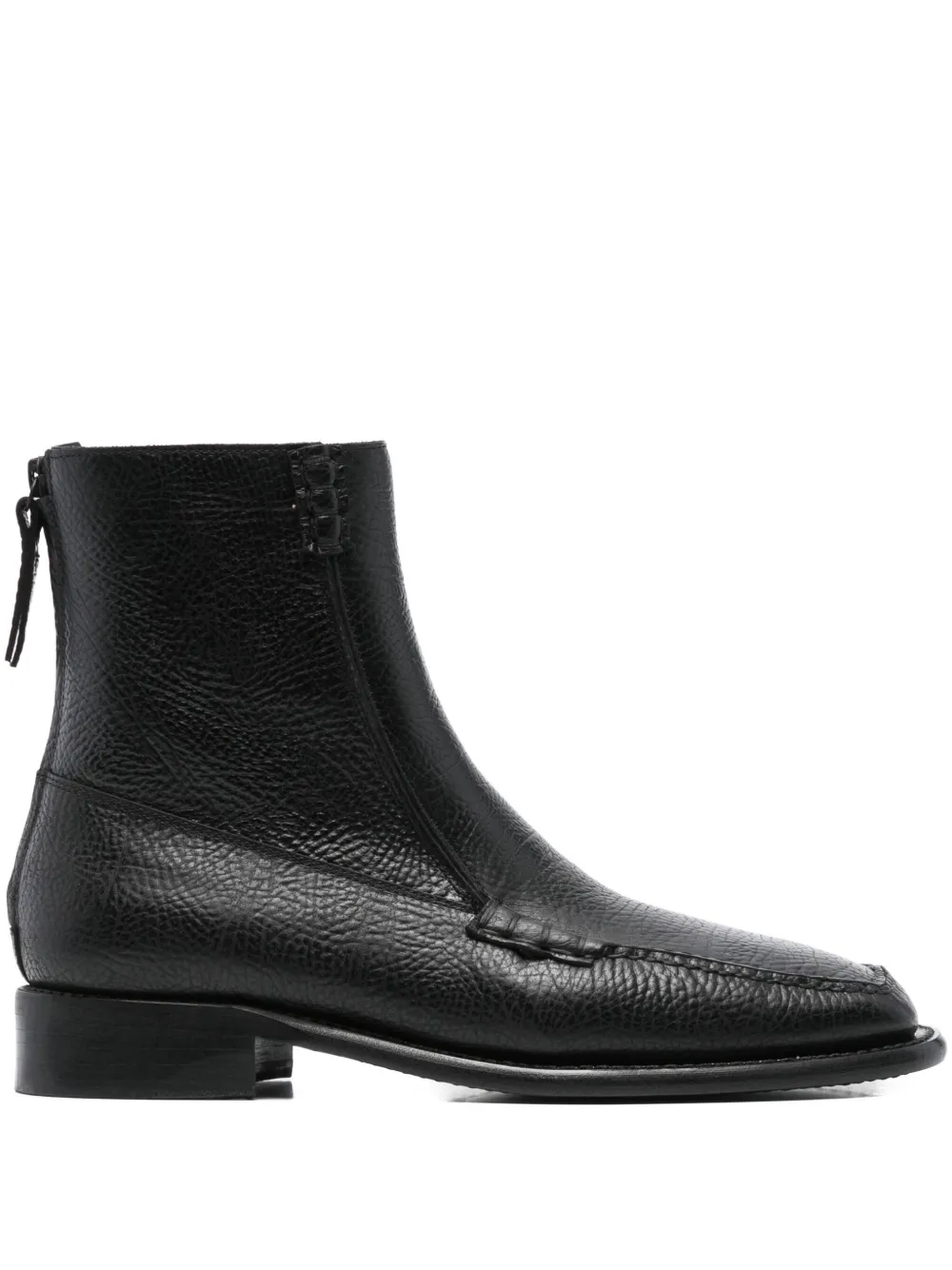 Кожаные ботинки с застежкой-молнией Hereu, черный
Кожаные ботинки с застежкой-молнией Hereu, черный