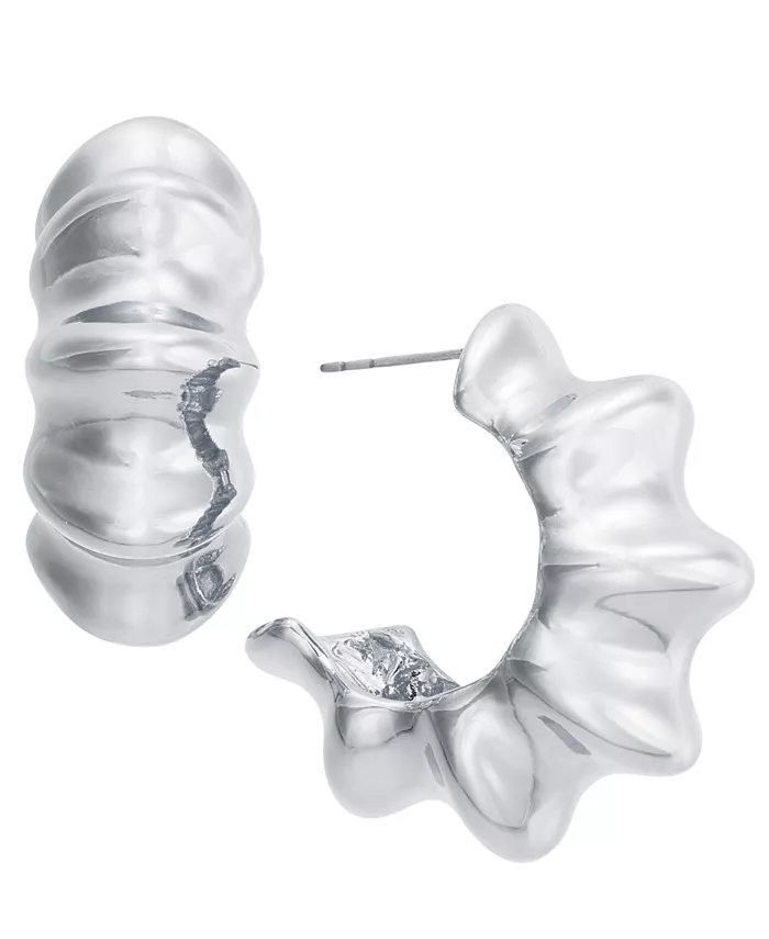 Серьги-кольца средней волнистости C-Hoop, 1,29 дюйма I.N.C. International Concepts, серебряный
Серьги-кольца средней волнистости C-Hoop, 1,29 дюйма I.N.C. International Concepts, серебряный