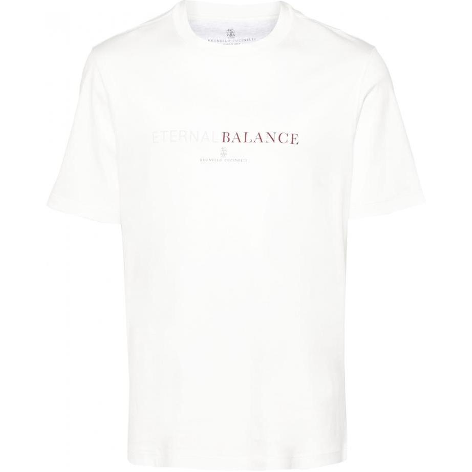 Футболка из хлопка с логотипом Brunello Cucinelli, белая
Футболка из хлопка с логотипом Brunello Cucinelli, белая