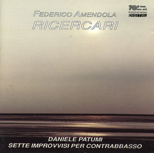 CD диск Amendola / Patumi: Ricercari
CD диск Amendola / Patumi: Ricercari