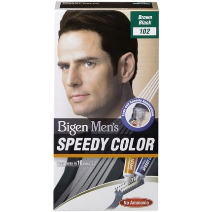 Мужская Speedy Color 102 Brown Black с простым и быстрым нанесением и без аммиака - в комплект входит аппликатор-расческа Bigen
Мужская Speedy Color 102 Brown Black с простым и быстрым нанесением и без аммиака - в комплект входит аппликатор-расческа Bigen