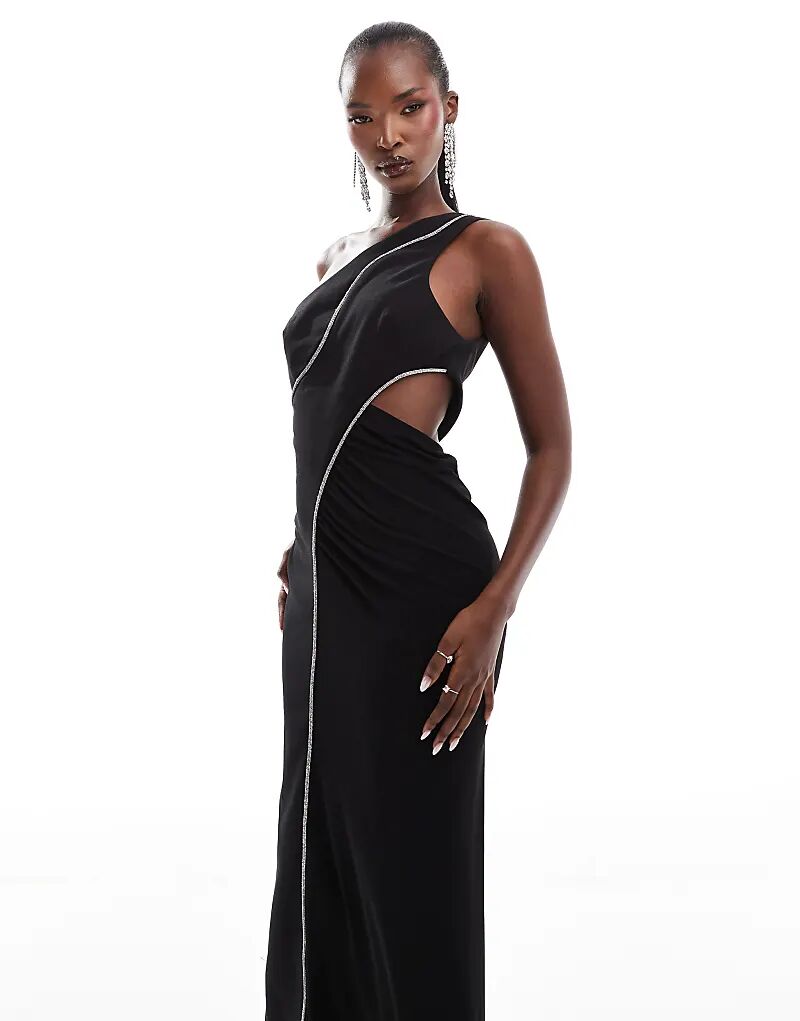 Платье миди с асимметричной драпировкой и отделкой стразами черного цвета ASOS DESIGN
Платье миди с асимметричной драпировкой и отделкой стразами черного цвета ASOS DESIGN