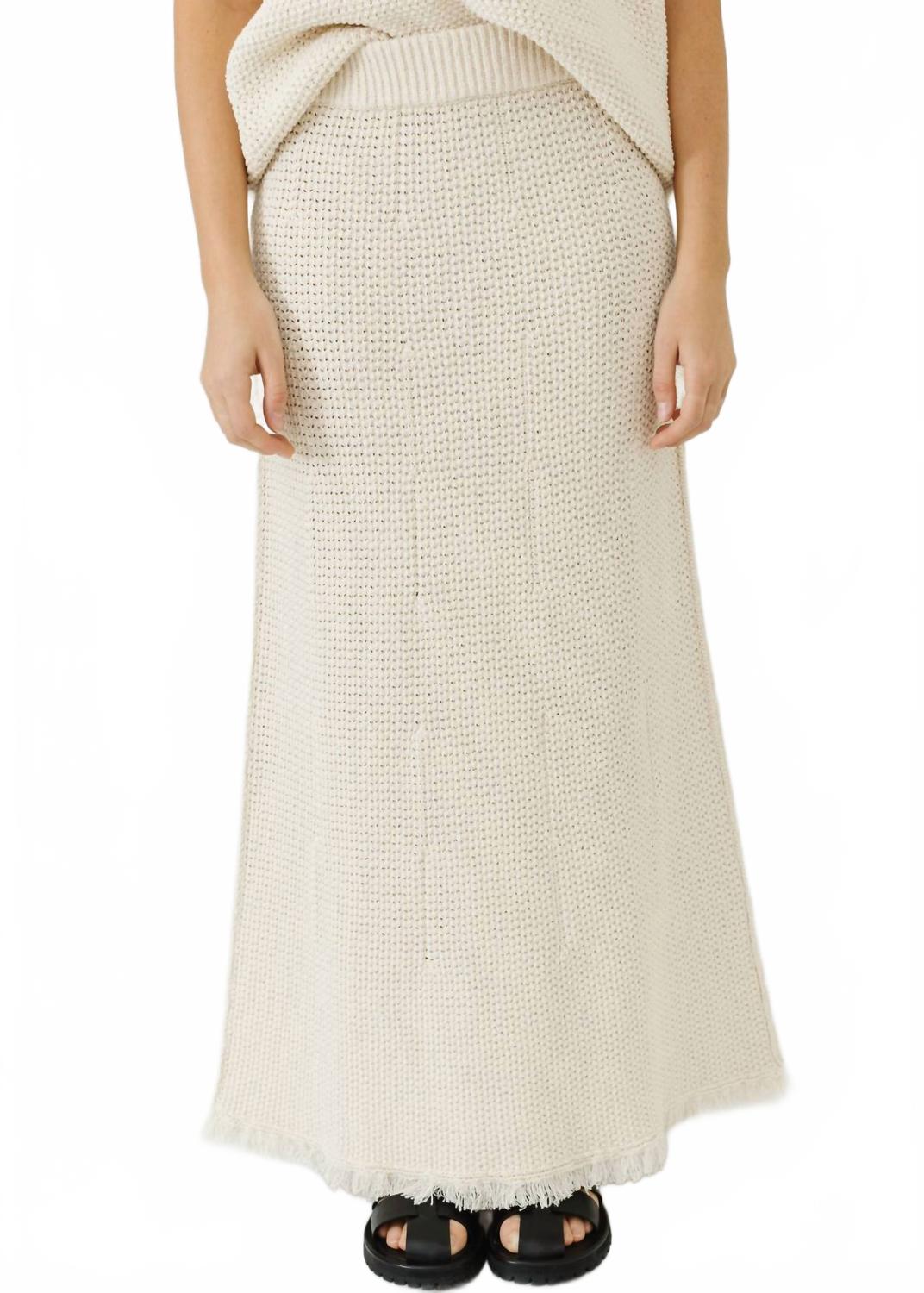 Кремовая макси-юбка Рай Studio Nicholson
Кремовая макси-юбка Рай Studio Nicholson