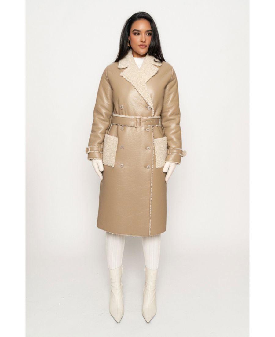 Женское пальто из искусственной кожи и шерпы JLUXLABEL, Beige/ivory
Женское пальто из искусственной кожи и шерпы JLUXLABEL, Beige/ivory