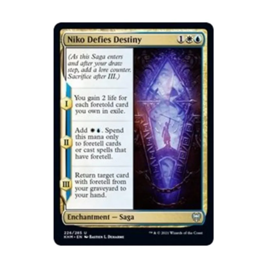 CCG Нико бросает вызов судьбе (U), MTG - Kaldheim
CCG Нико бросает вызов судьбе (U), MTG - Kaldheim