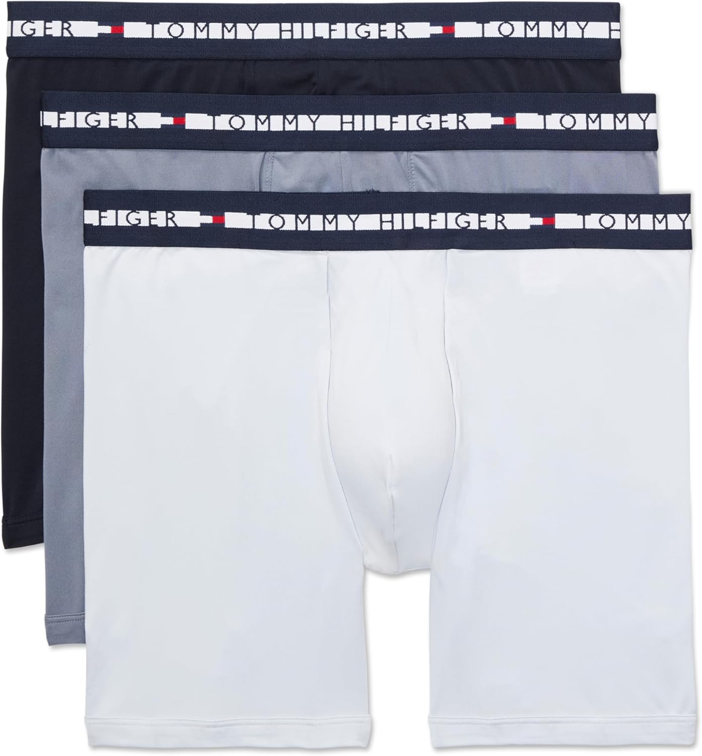 Комплект из 3 мужских трусов-боксеров Tommy Hilfiger Comfort Plus, Breezy Blue, Bank Blue, Navy
Комплект из 3 мужских трусов-боксеров Tommy Hilfiger Comfort Plus, Breezy Blue, Bank Blue, Navy