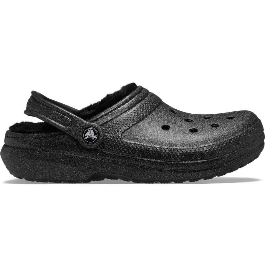 Классические блестящие сабо Crocs с пушистой подкладкой
Классические блестящие сабо Crocs с пушистой подкладкой