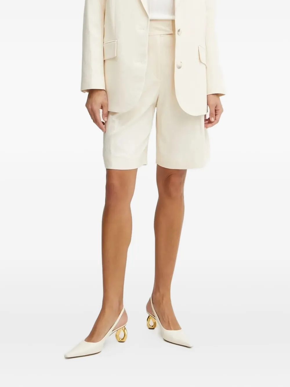 Шорты с завышенной талией и складками Ivy Oak, белый
Шорты с завышенной талией и складками Ivy Oak, белый