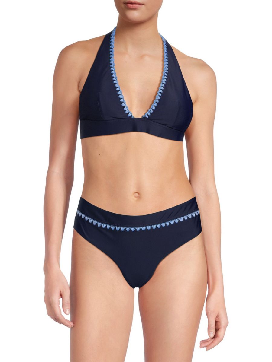 Верх бикини, связанный крючком Carvico Milly, темно-синий
Верх бикини, связанный крючком Carvico Milly, темно-синий