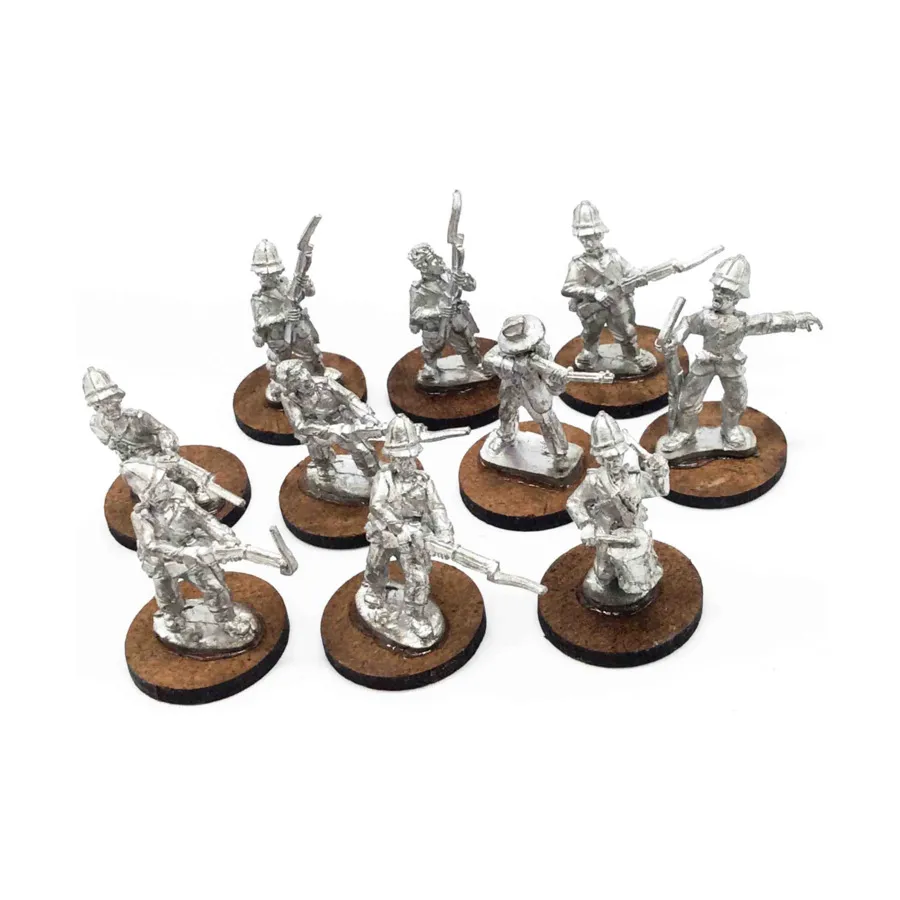 Zulu Wars - Британская пехота №9, Colonialism - The Boer War - British - Loose Miniatures (25mm)
Zulu Wars - Британская пехота №9, Colonialism - The Boer War - British - Loose Miniatures (25mm)