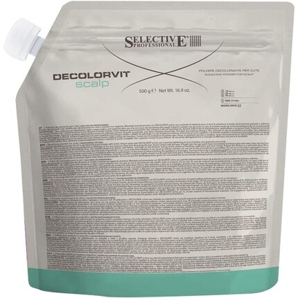 Селективное обесцвечивающее средство для кожи головы Decolorvit 500G, Selective Professional
Селективное обесцвечивающее средство для кожи головы Decolorvit 500G, Selective Professional