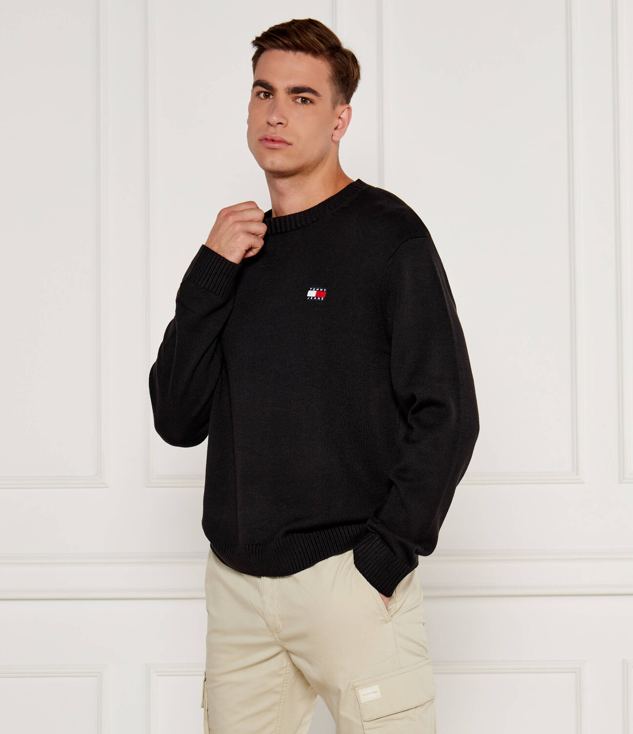 Свитер Tommy Jeans Regular Fit, черный
Свитер Tommy Jeans Regular Fit, черный