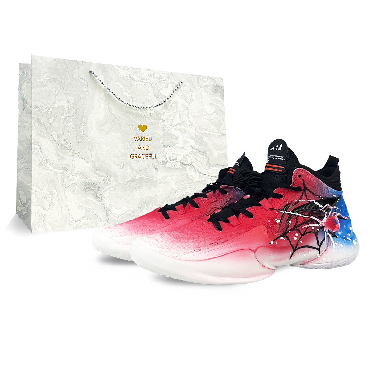 ЛиНинг ЮШуай 18 амортизирующие противоскользящие и износостойкие баскетбольные кроссовки мужские бело-красные
ЛиНинг ЮШуай 18 амортизирующие противоскользящие и износостойкие баскетбольные кроссовки мужские бело-красные