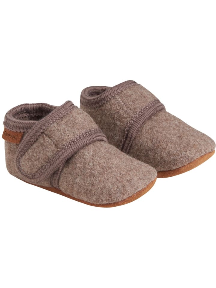 Детские тапочки "Baby Wool tappers" коричневого цвета En Fant
Детские тапочки "Baby Wool tappers" коричневого цвета En Fant