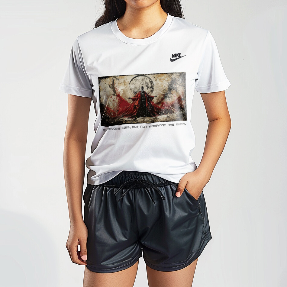 Футболка унисекс белая Nike, белый 
Футболка унисекс белая Nike, белый