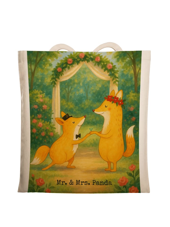 Mr. & Mrs. Panda Сумка-шоппер с изображением лисиц, свадебный дизайн, без слогана, белый
Mr. & Mrs. Panda Сумка-шоппер с изображением лисиц, свадебный дизайн, без слогана, белый