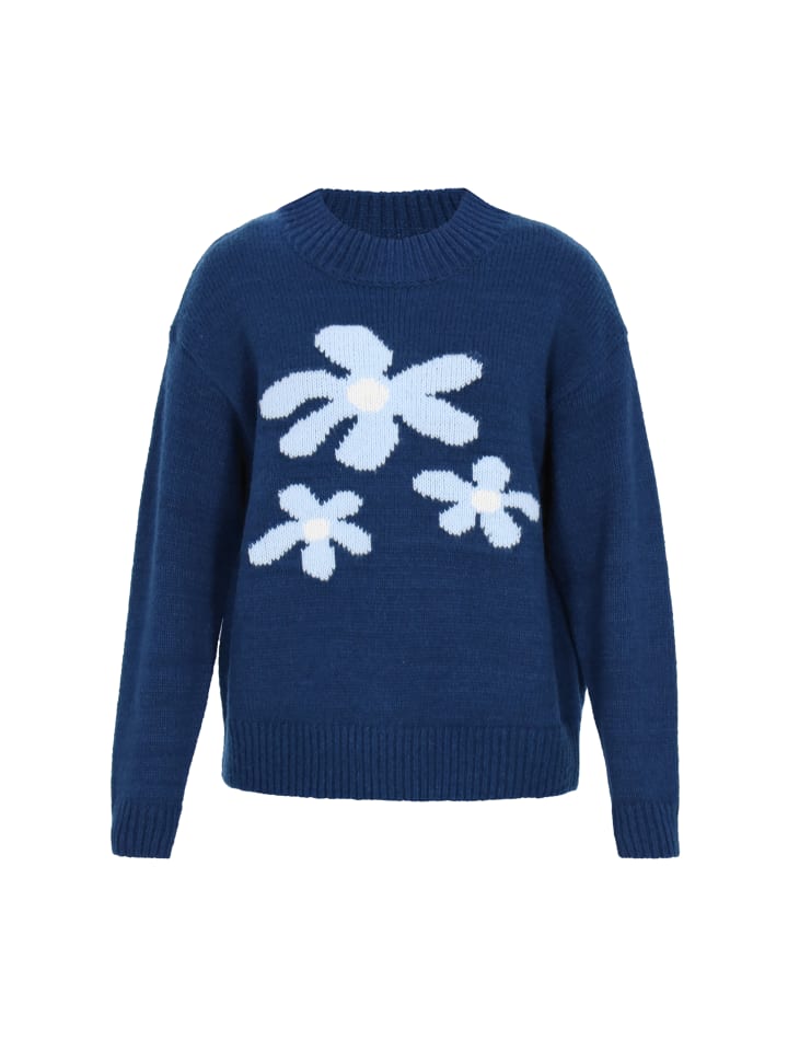 Женский свитер темно-синего цвета Usha
Женский свитер темно-синего цвета Usha