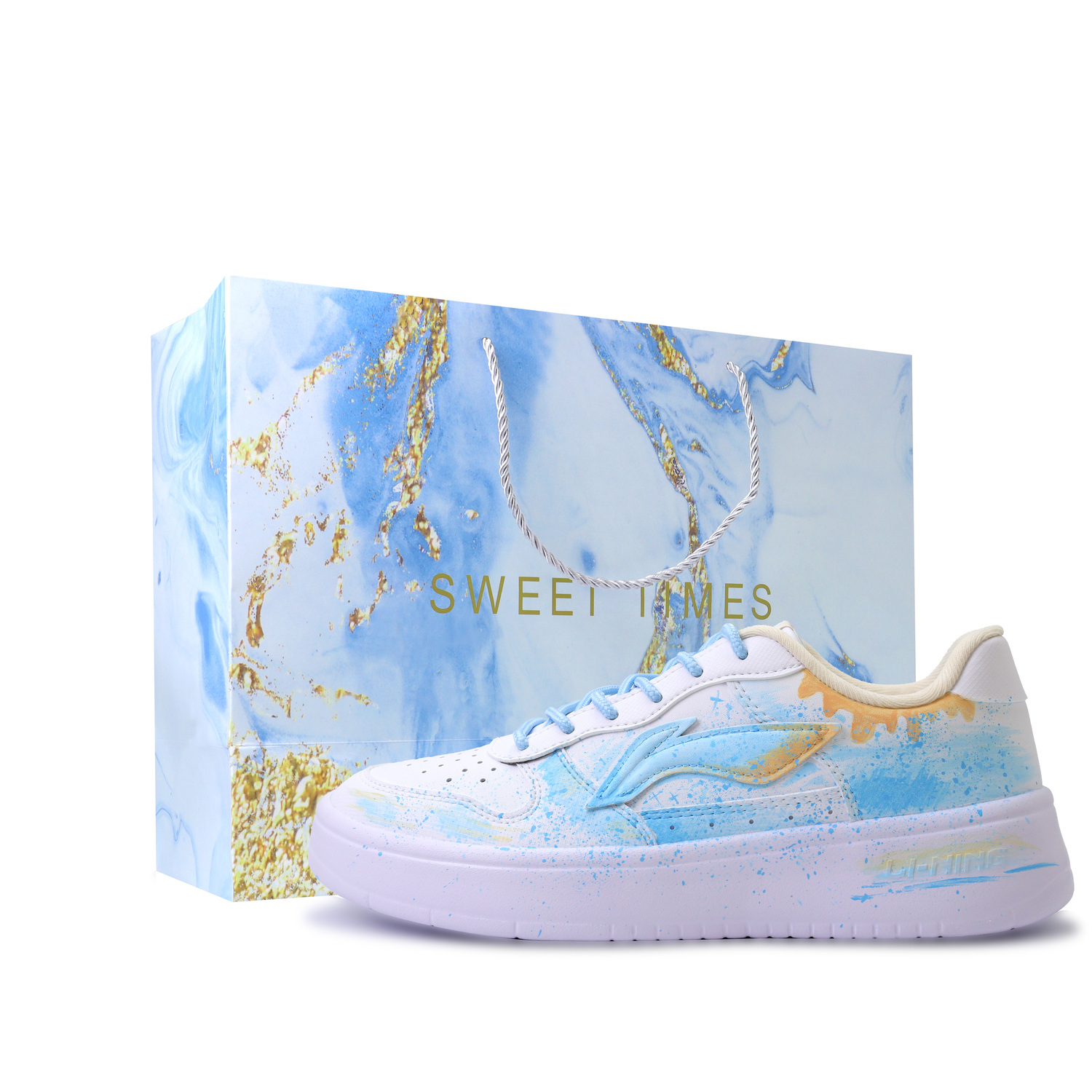 LINING Лининг Понтон Боутс устойчивые к истиранию, легкие и дышащие лоу-топ скейтбордские кроссовки унисекс белый синий желтый, цвет White Blue Yellow
LINING Лининг Понтон Боутс устойчивые к истиранию, легкие и дышащие лоу-топ скейтбордские кроссовки унисекс белый синий желтый, цвет White Blue Yellow