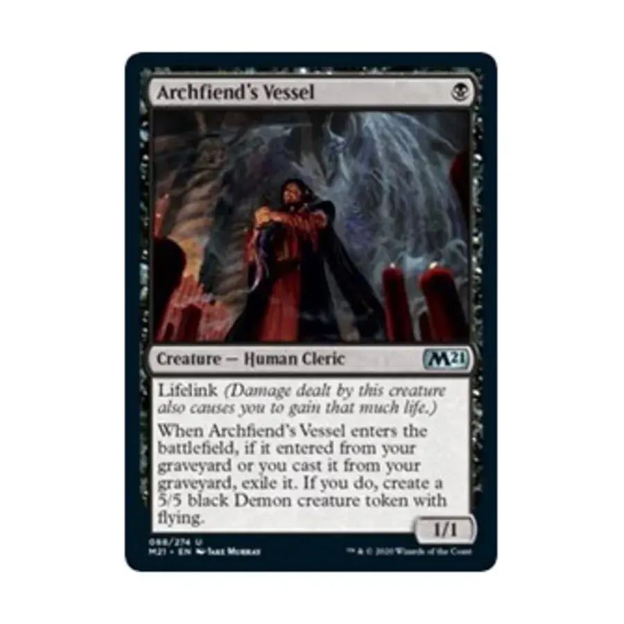 CCG Сосуд Архидемона (U), MTG - Core Set 2021
CCG Сосуд Архидемона (U), MTG - Core Set 2021