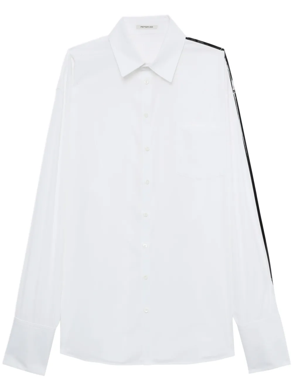 Рубашка с контрастной отделкой Peter Do, белый
Рубашка с контрастной отделкой Peter Do, белый