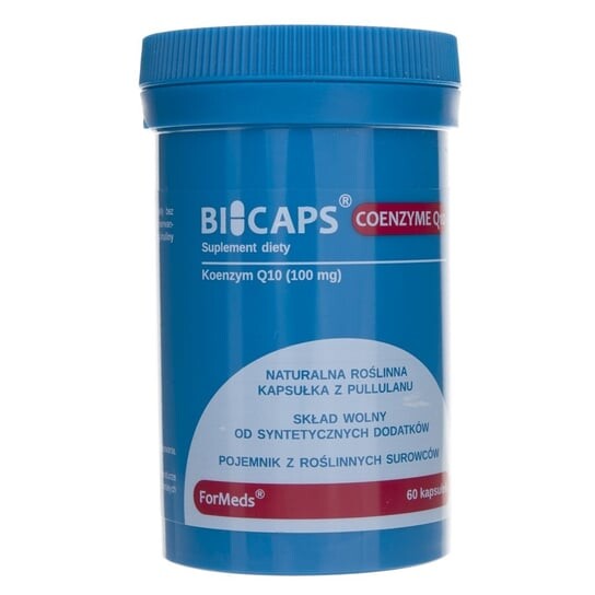 Formeds, Bicaps Коэнзим Q10, 60 капсул
Formeds, Bicaps Коэнзим Q10, 60 капсул