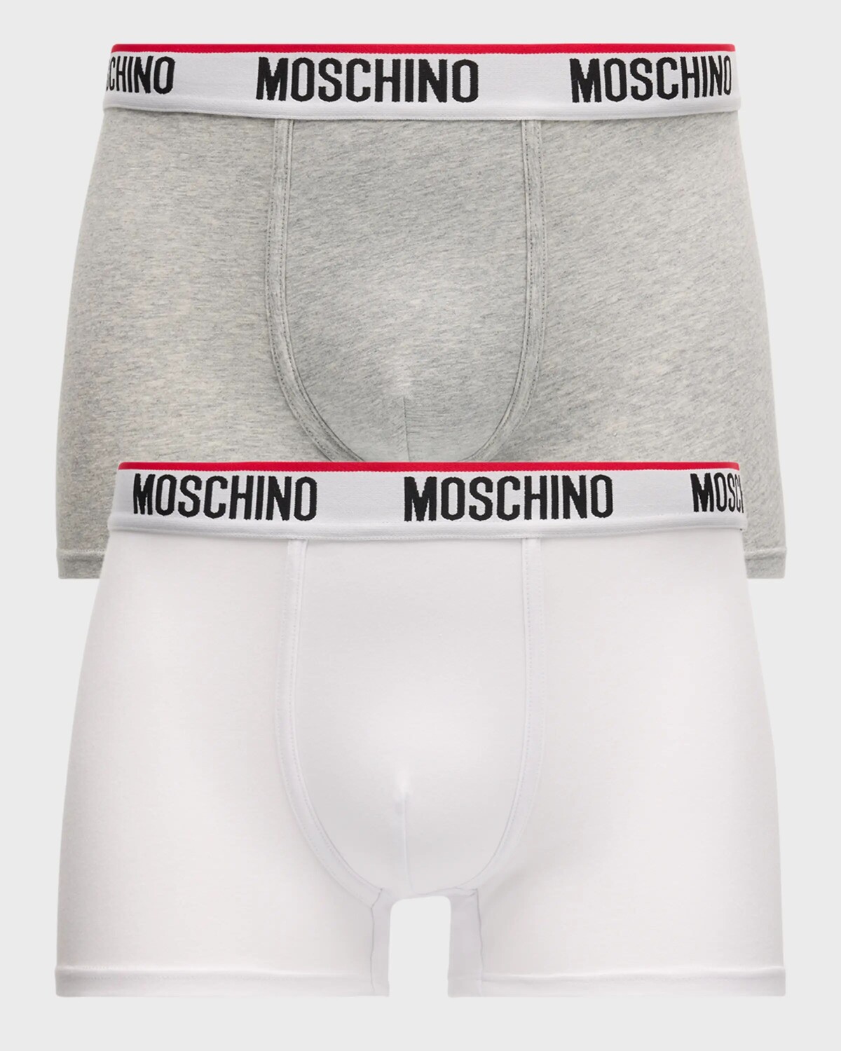 Мужские базовые трусы из двух комплектов Moschino, цвет Grey Multi
Мужские базовые трусы из двух комплектов Moschino, цвет Grey Multi