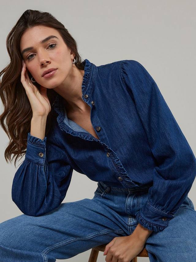 Джинсовая блузка hickman из чистого органического хлопка Nobody's Child, цвет Blue Denim
Джинсовая блузка hickman из чистого органического хлопка Nobody's Child, цвет Blue Denim