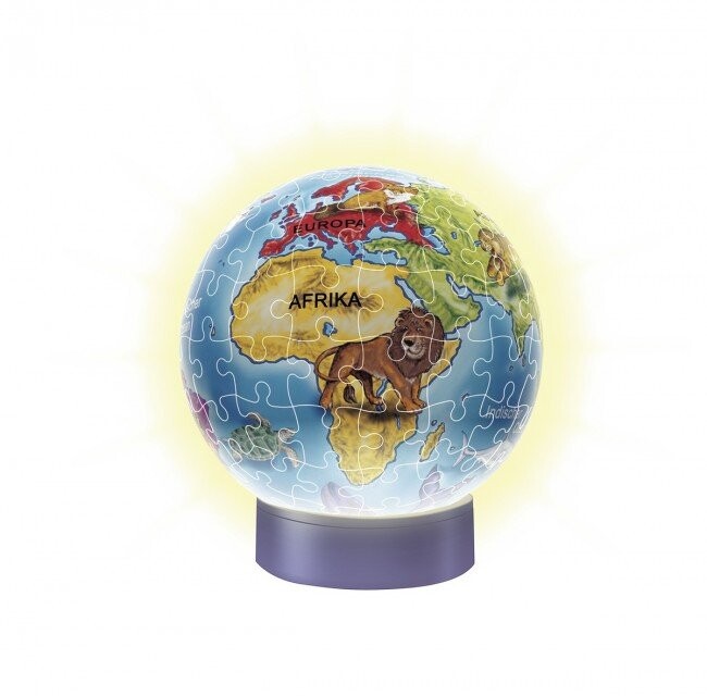 Пазл Ravensburger, 3D, Глобус, 72 шт.
Пазл Ravensburger, 3D, Глобус, 72 шт.