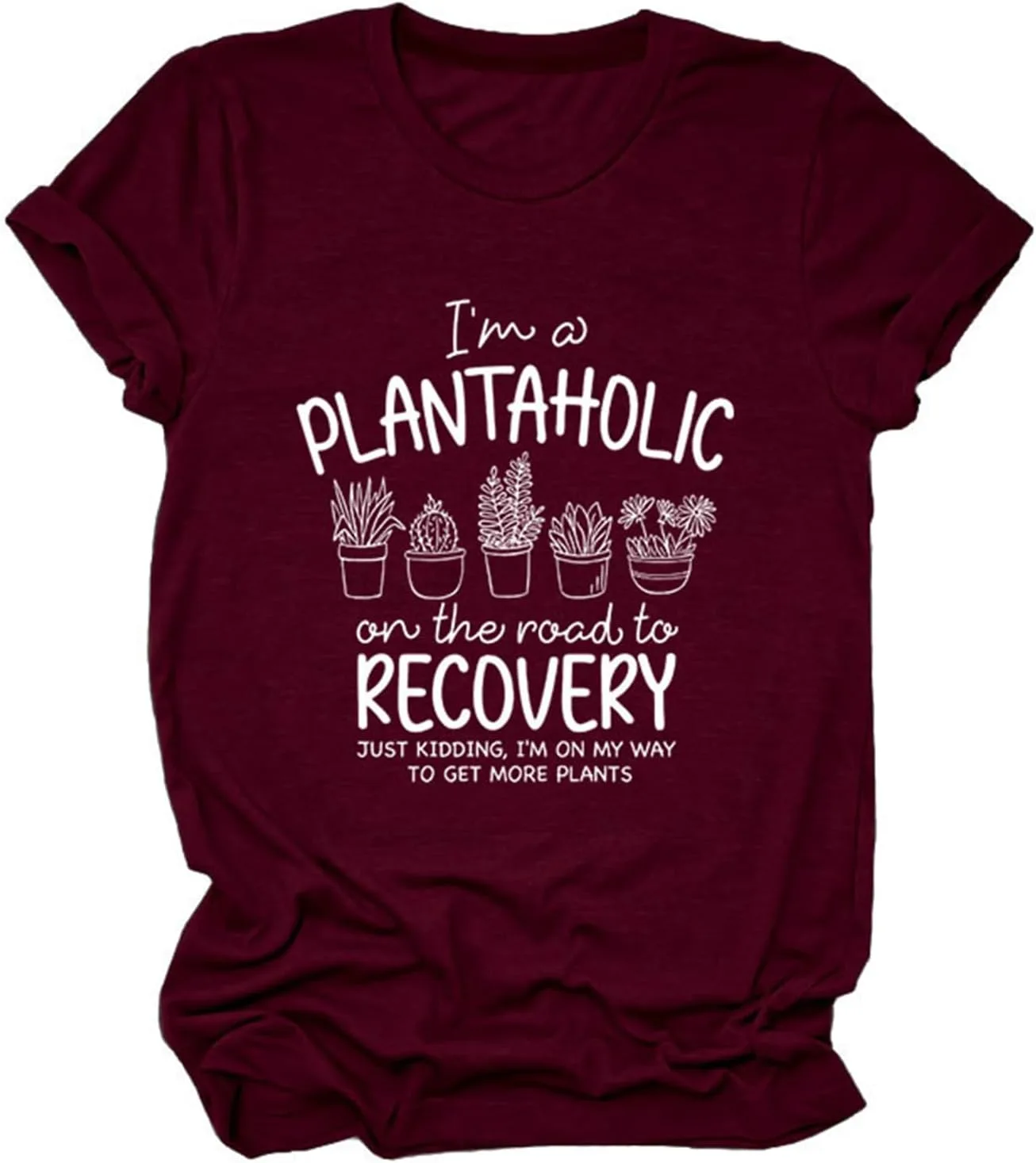 Футболка с принтом "Я в процессе выздоровления от зависимости к растениям" GAQEUWR
Футболка с принтом "Я в процессе выздоровления от зависимости к растениям" GAQEUWR