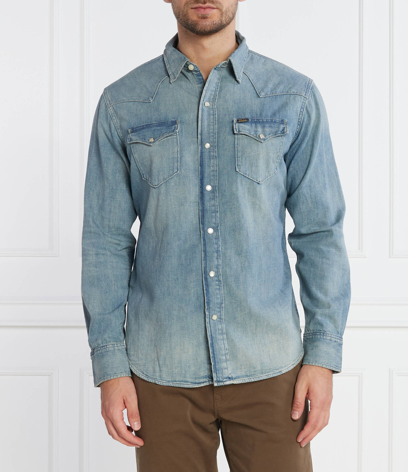 Рубашка POLO RALPH LAUREN Regular Fit denim, небесно-голубой
Рубашка POLO RALPH LAUREN Regular Fit denim, небесно-голубой