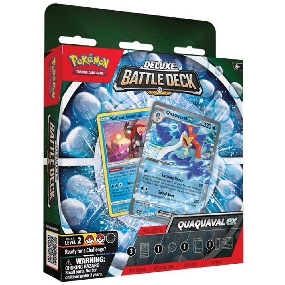 Карточная игра The Pokemon Company Int'l Pokemon TCG: Deluxe Battle Deck - Quaquaval ex
Карточная игра The Pokemon Company Int'l Pokemon TCG: Deluxe Battle Deck - Quaquaval ex