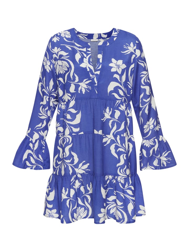 Длинная блузка королевского синего и кремового цветов LASCANA
Длинная блузка королевского синего и кремового цветов LASCANA