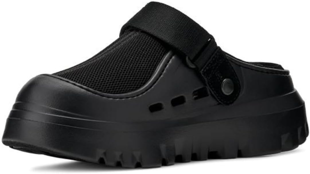 Унисекс дышащие сабо из EVA с регулируемым ремешком на пятке и сетчатыми вставками - легкая нескользящая обувь для сада, пляжа, бассейна и активного отдыха, сандалии с амортизированной стелькой для мужчин и женщин Generic, черный
Унисекс дышащие сабо из EVA с регулируемым ремешком на пятке и сетчатыми вставками - легкая нескользящая обувь для сада, пляжа, бассейна и активного отдыха, сандалии с амортизированной стелькой для мужчин и женщин Generic, черный