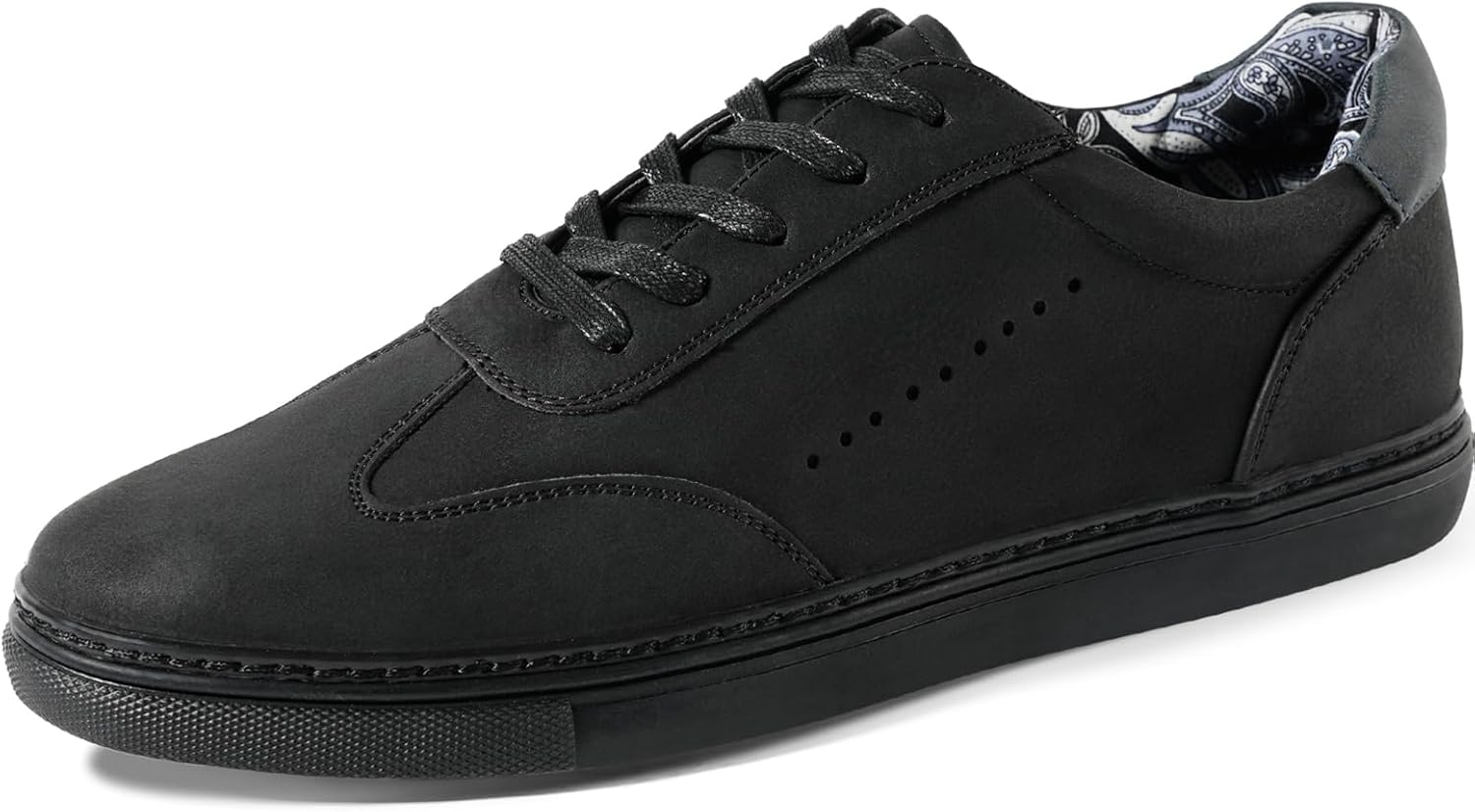 Мужские повседневные кроссовки - Классические ретро-кроссовки на шнуровке для мужчин - Удобная бизнес-кэжуал обувь из ПУ Zoksove, черный
Мужские повседневные кроссовки - Классические ретро-кроссовки на шнуровке для мужчин - Удобная бизнес-кэжуал обувь из ПУ Zoksove, черный