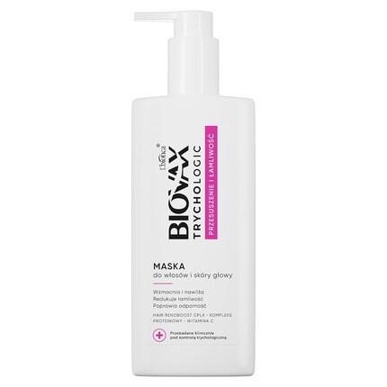 L'biotica Biovax Trychologic Маска для волос и кожи головы от пересушивания и ломкости 200мл
L'biotica Biovax Trychologic Маска для волос и кожи головы от пересушивания и ломкости 200мл
