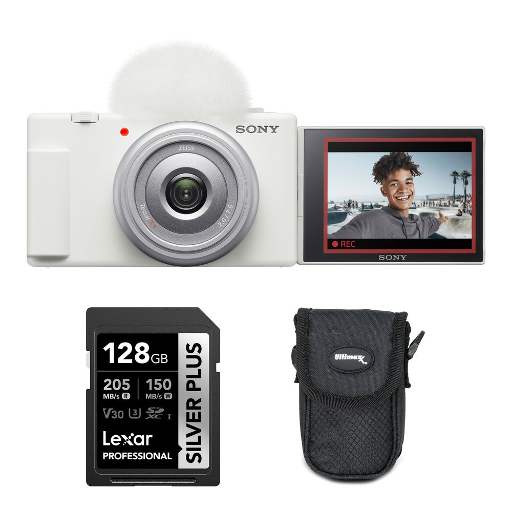 Цифровая камера Sony ZV-1F Vlogging Camera with Accessory Kit (White)
Цифровая камера Sony ZV-1F Vlogging Camera with Accessory Kit (White)