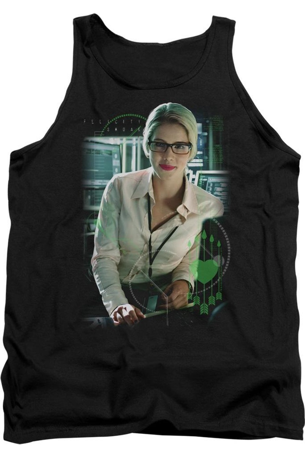 Майка для взрослых Arrow Felicity Smoak Gildan, черный
Майка для взрослых Arrow Felicity Smoak Gildan, черный