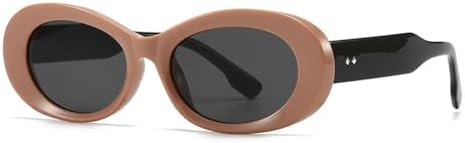 Популярные модные овальные солнцезащитные очки для женщин, винтажные, конфетного цвета, прозрачные, градиентные, мужские панк-солнцезащитные очки MTZJH, Brown Black Gray
Популярные модные овальные солнцезащитные очки для женщин, винтажные, конфетного цвета, прозрачные, градиентные, мужские панк-солнцезащитные очки MTZJH, Brown Black Gray