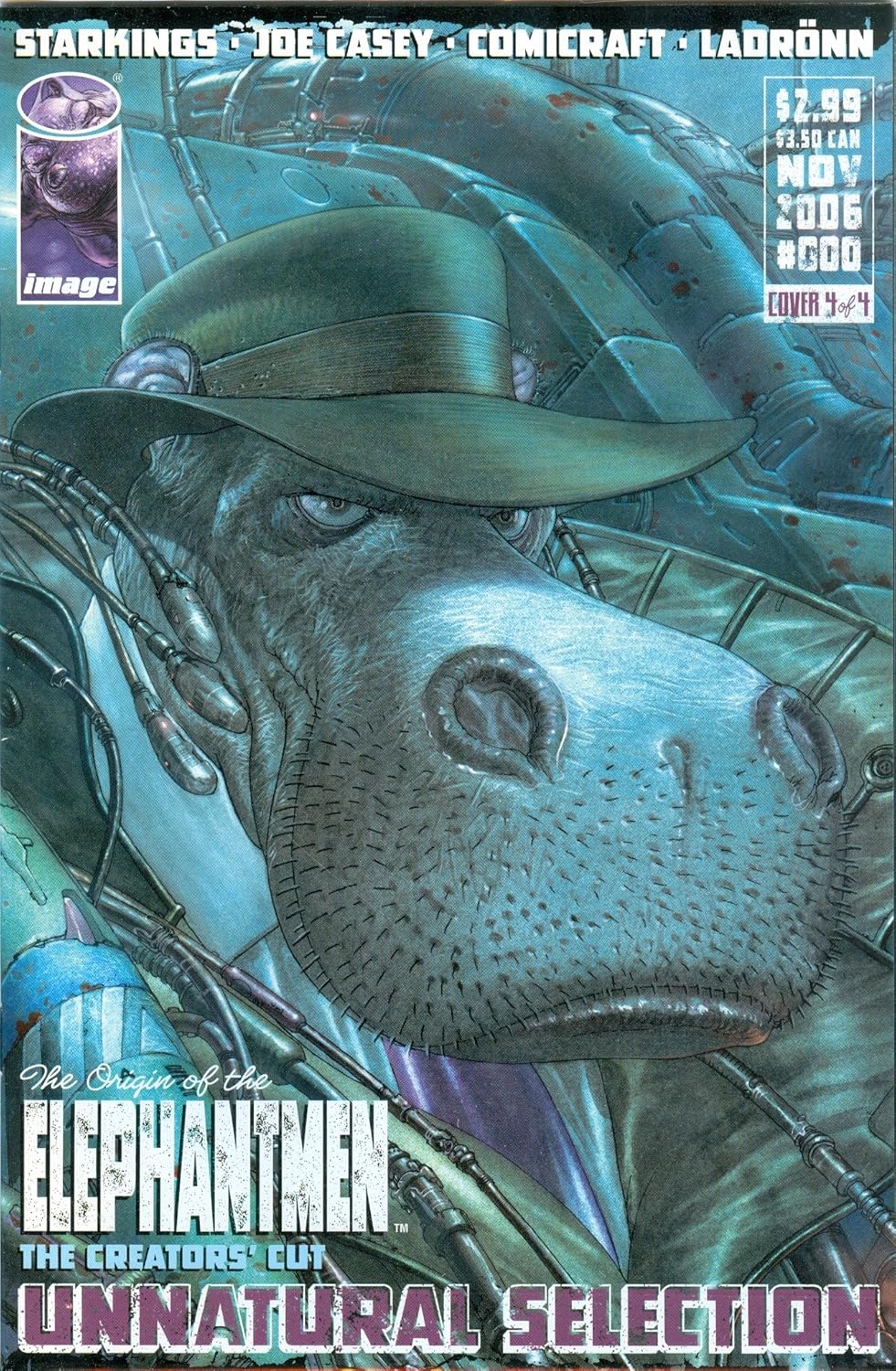 Elephantmen #0 (Image Comics)
Elephantmen #0 (Image Comics)