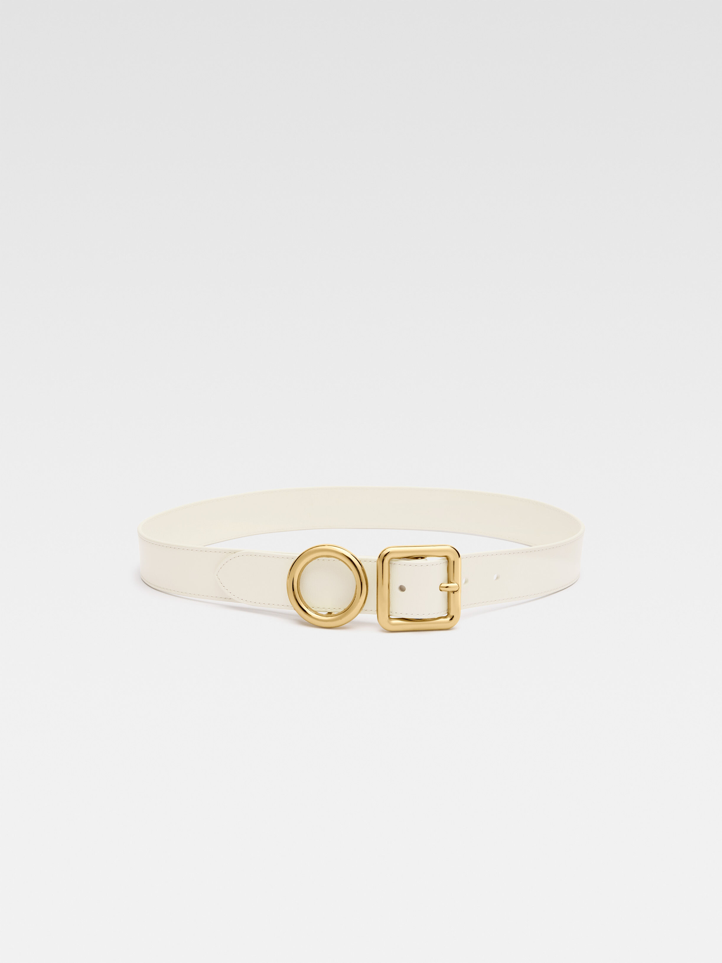 Ремень с круглой и квадратной пряжкой JACQUEMUS The Regalo belt, светлый слоновая кость
Ремень с круглой и квадратной пряжкой JACQUEMUS The Regalo belt, светлый слоновая кость