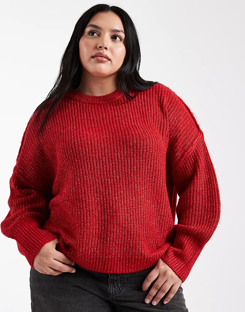 Свободный джемпер ONLY Curve красного цвета
Свободный джемпер ONLY Curve красного цвета