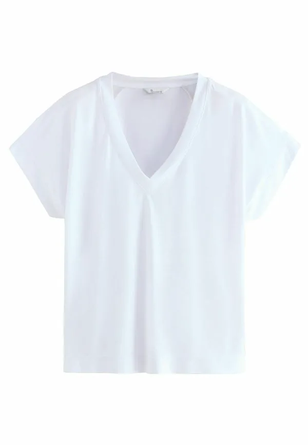 Обычная футболка с v-образным вырезом, коротким рукавом, премиум-класса, классического кроя. Next, White, Белый, Обычная футболка с v-образным вырезом, коротким рукавом, премиум-класса, классического кроя. Next, White
Обычная футболка с v-образным вырезом, коротким рукавом, премиум-класса, классического кроя. Next, White, Белый, Обычная футболка с v-образным вырезом, коротким рукавом, премиум-класса, классического кроя. Next, White