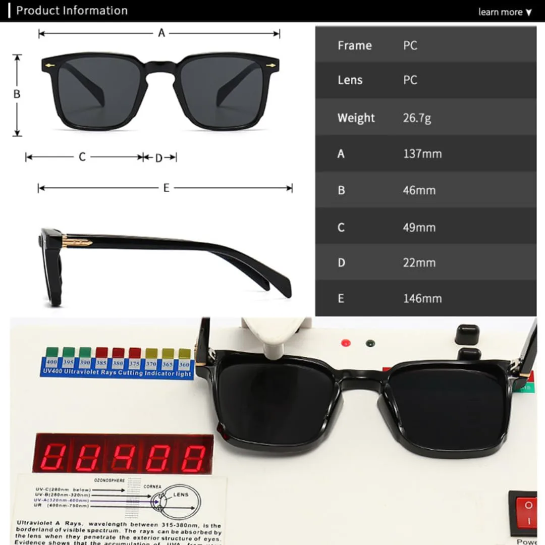 Ретро-классические солнцезащитные очки для женщин, защита от УФ-излучения UV400, модные мужские очки с заклепками и градиентным покрытием UUPTTPL, Black Gray
Ретро-классические солнцезащитные очки для женщин, защита от УФ-излучения UV400, модные мужские очки с заклепками и градиентным покрытием UUPTTPL, Black Gray