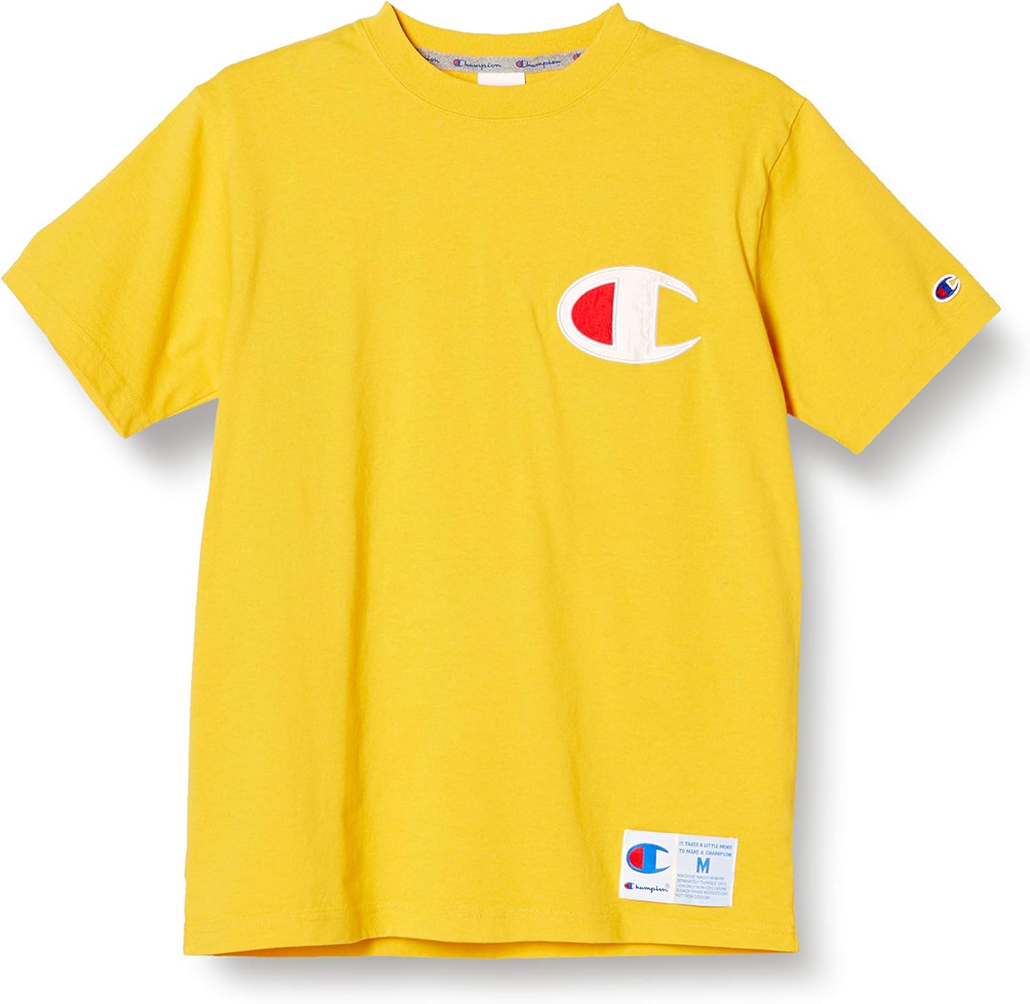 Мужская футболка Champion с коротким рукавом, 100% хлопок, классический логотип Big C с биркой, золото
Мужская футболка Champion с коротким рукавом, 100% хлопок, классический логотип Big C с биркой, золото