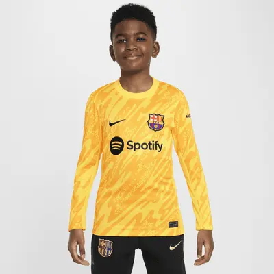 Джерси Nike FC Barcelona 2024 Stadium Goalkeeper, цвет Tour Yellow/Tour Yellow/University Gold/Black
Джерси Nike FC Barcelona 2024 Stadium Goalkeeper, цвет Tour Yellow/Tour Yellow/University Gold/Black