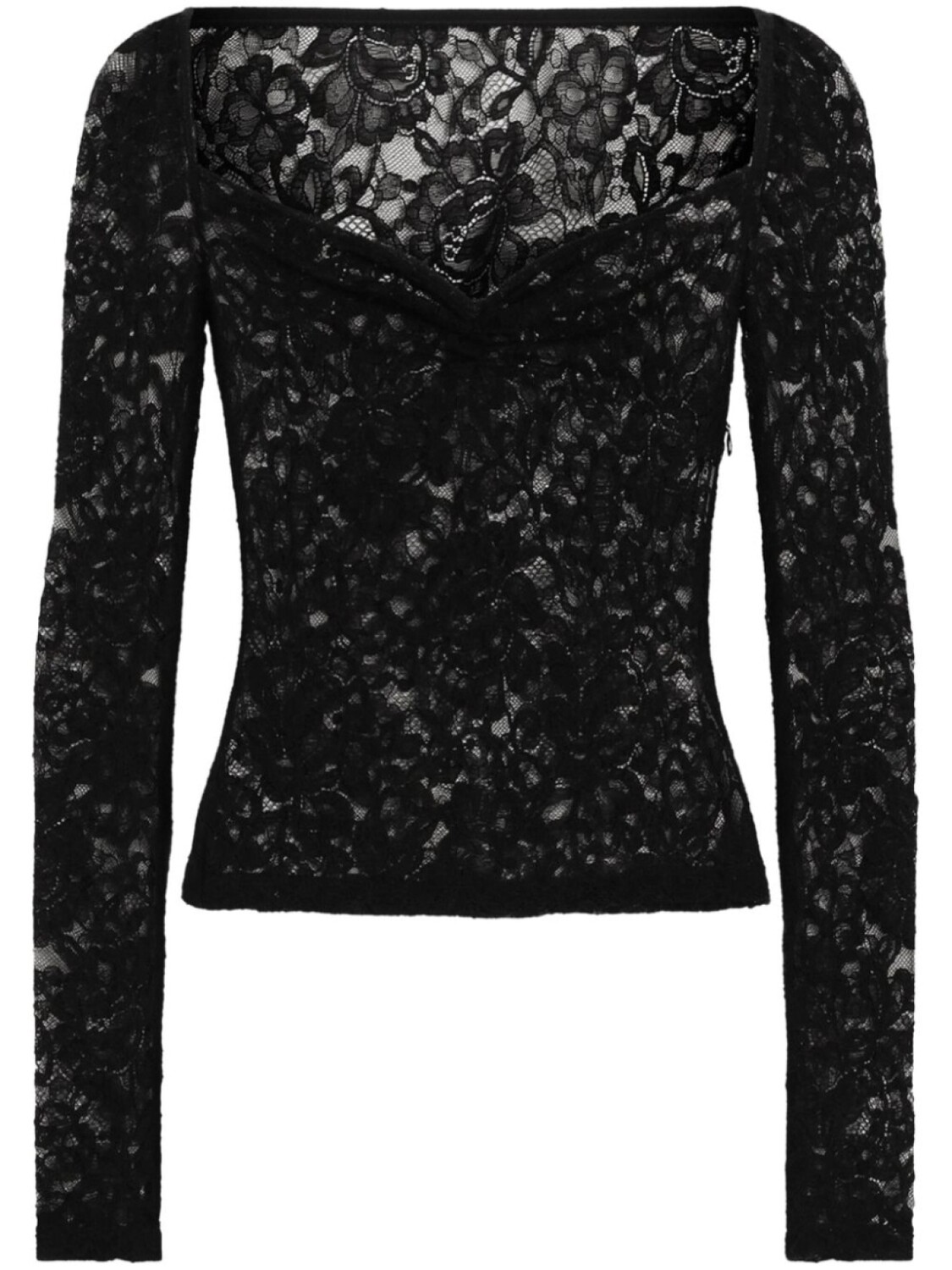Топ Dolce & Gabbana с цветочным кружевом и вырезом в форме сердца, черный
Топ Dolce & Gabbana с цветочным кружевом и вырезом в форме сердца, черный